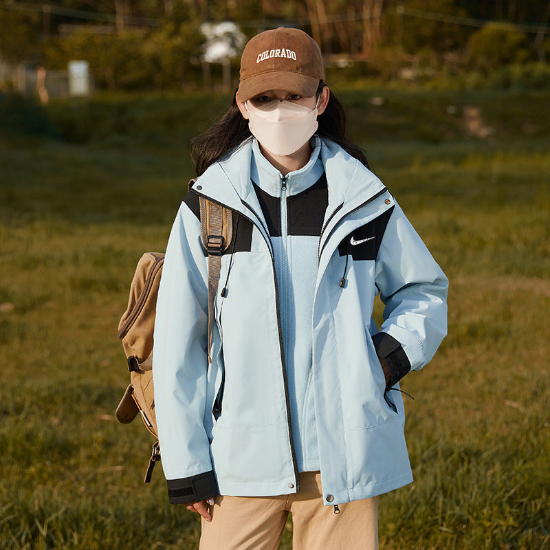 Plaid Mountaineering Windbreaker Jacket | Outdoor Premium