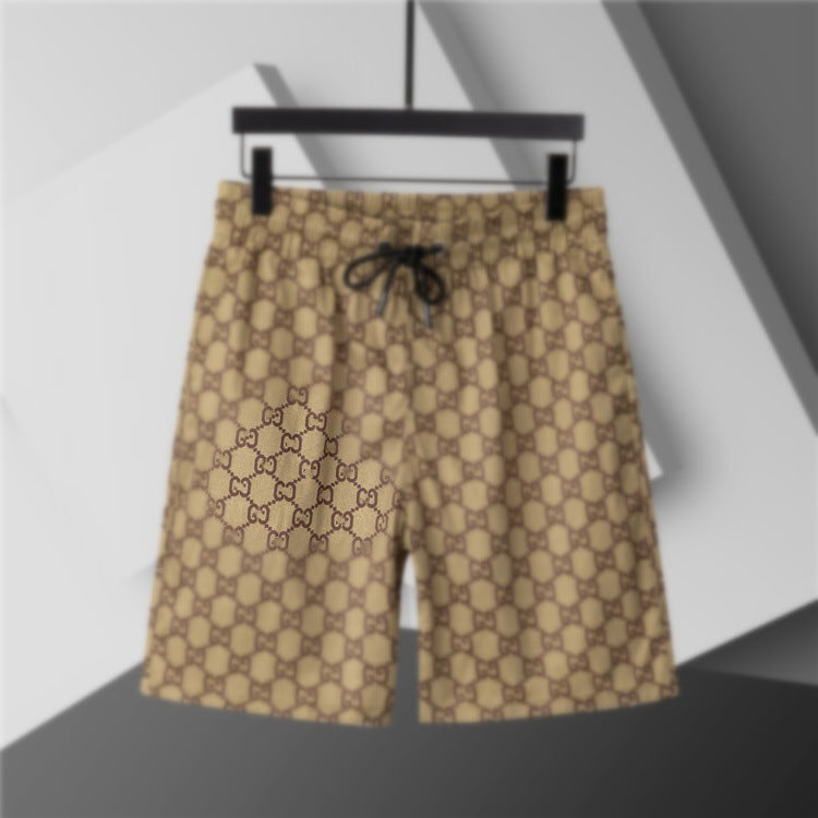 Pantalones Cortos Playa Unisex Letras Secado Rápido | Moda 2025