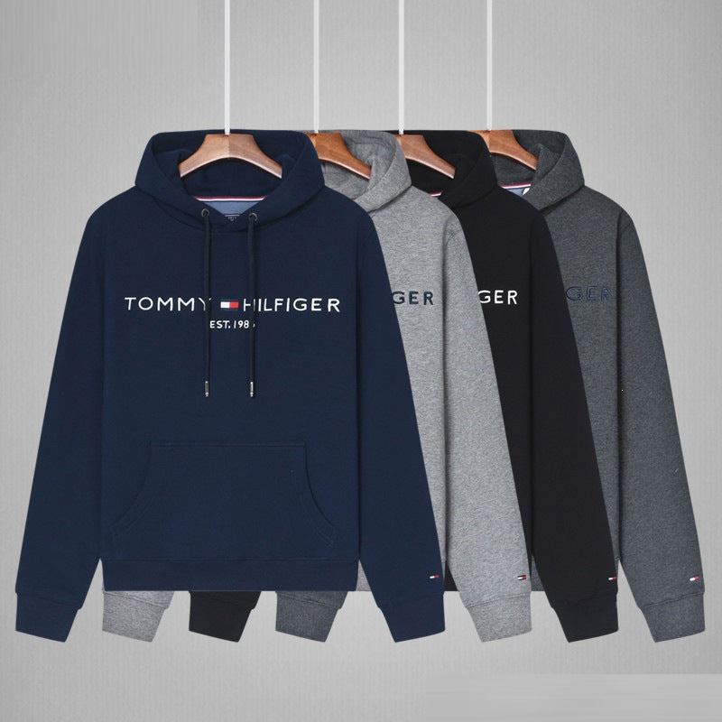 Sudadera Suelta Hombre | Estampado Logo Deportiva Primavera Otoño