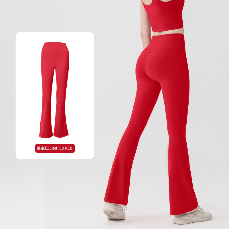 Pantalón Yoga Mujer AL | Microacampanado Y Talle Alto