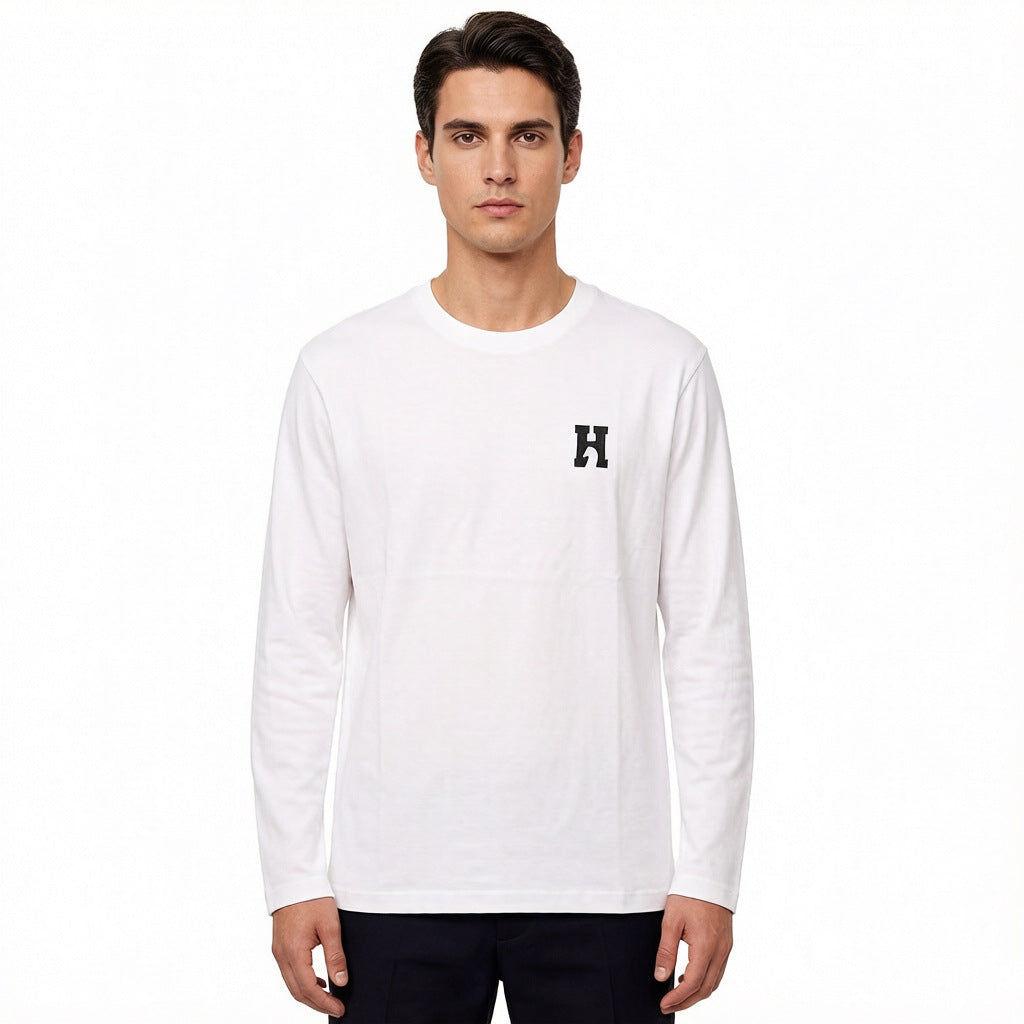 Herren-Langarmshirt | Rundhalsausschnitt