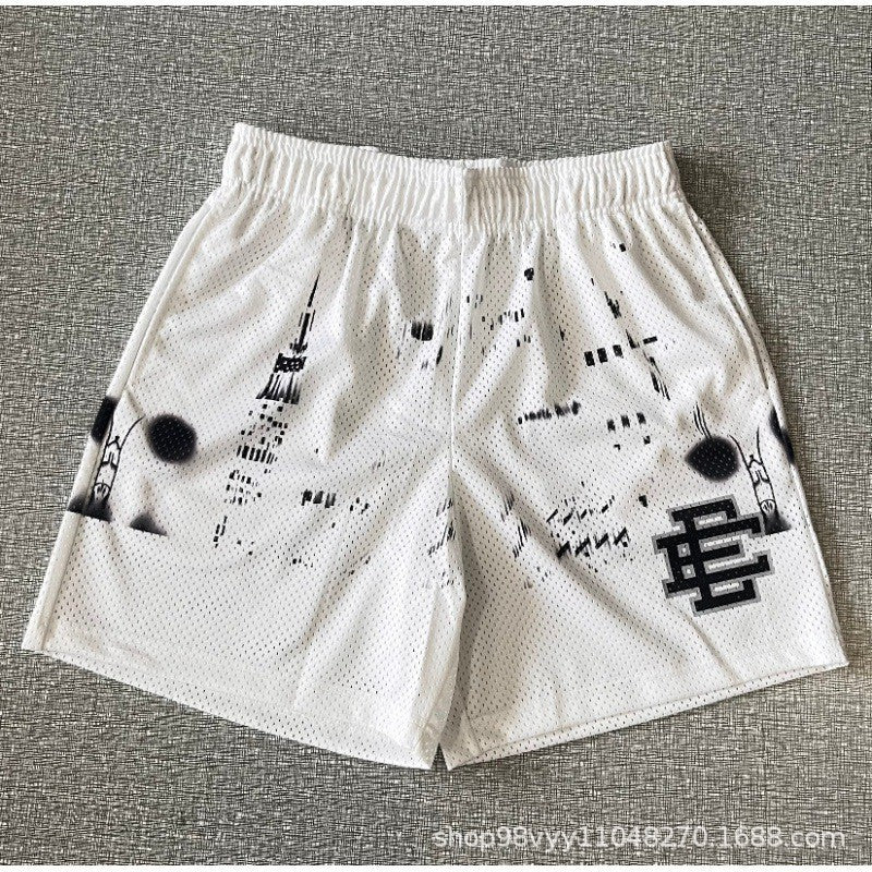 Pantalones Cortos 3D Playa | Malla Deportiva Hombre