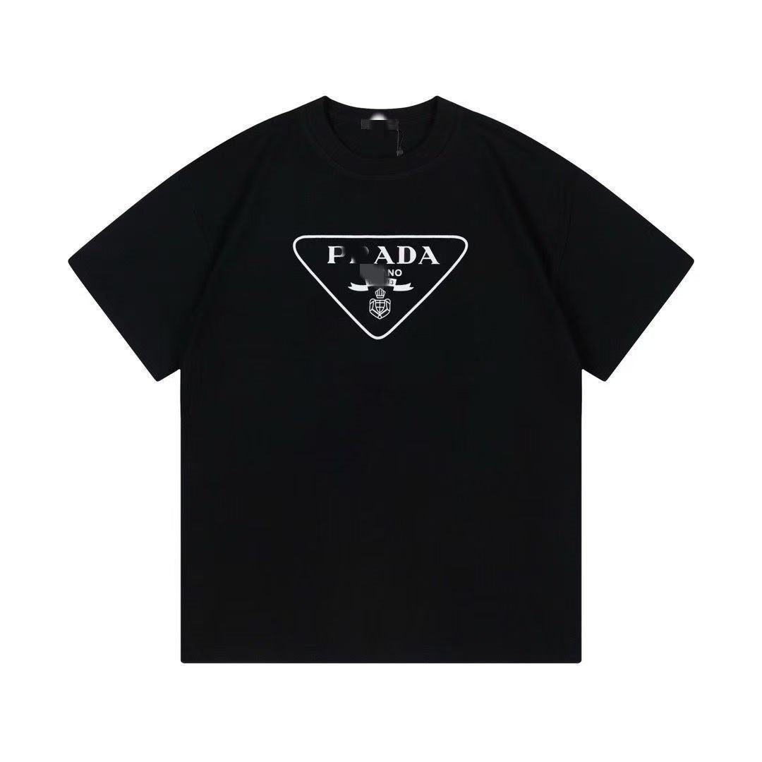 Camiseta unisex de manga corta de 260g de algodón puro de 260g con etiqueta triangular y camiseta de 260g disponible para dropshipping