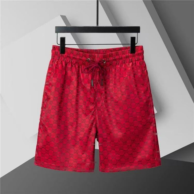 Verano 2026 Nuevos pantalones de playa transfronterizos europeos y americanos de secado rápido, pantalones cortos casuales holgados y de moda al por mayor