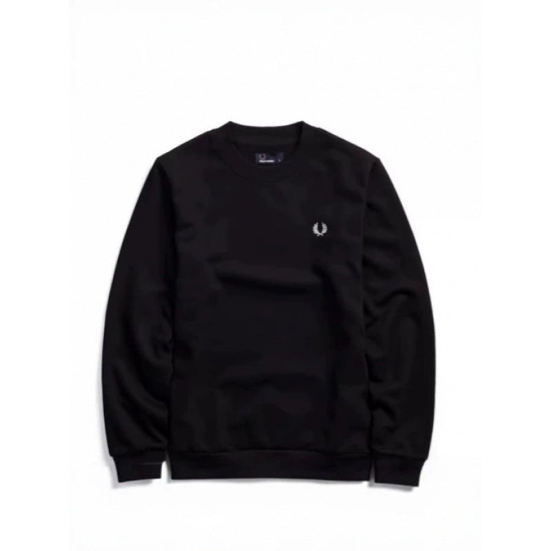 Sudadera de primavera y otoño para hombre, sudadera de cuello redondo transfronteriza para comercio exterior, nueva sudadera de etiqueta pequeña bordada 2026 para otoño/invierno