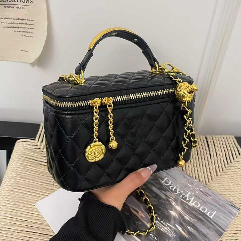 Sac de maquillage de luxe pour femme | Sac à bandoulière tendance de niche transfrontalière | Sans boîte
