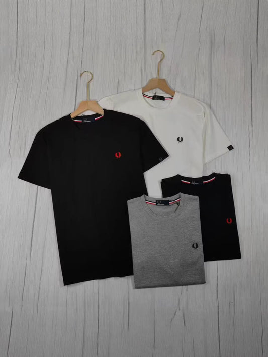 Elegant Branded Embroidered T-Shirt