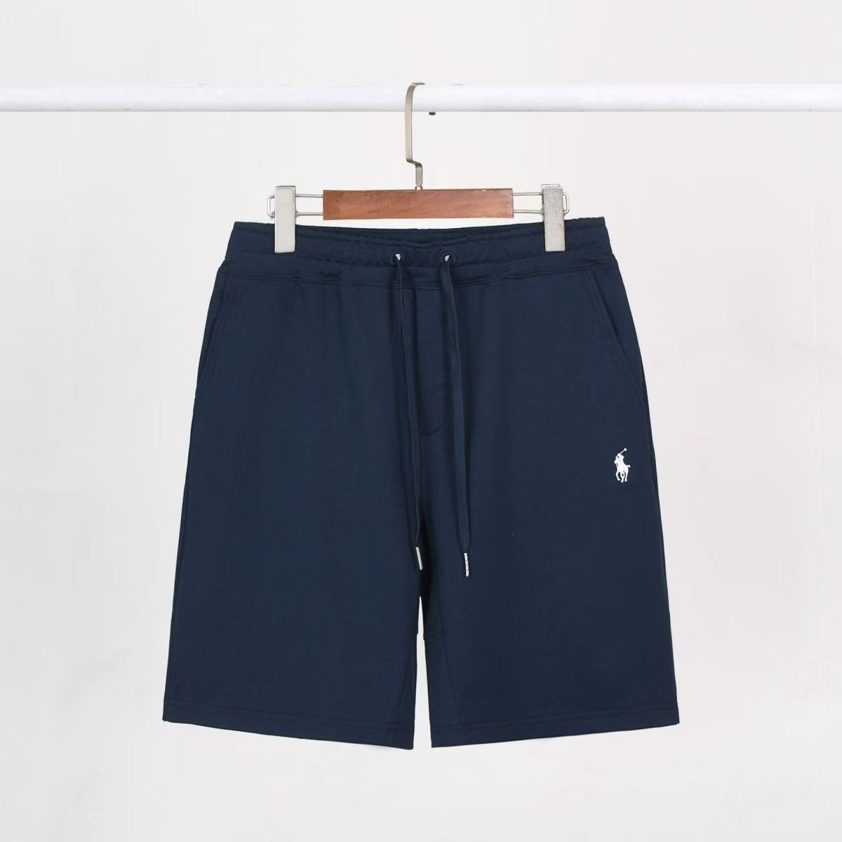 Shorts de algodón ásperos de comercio internacional transfronterizo, unisex, ropa exterior de verano, deportiva casual holgada y versátil estilo con el logo de ponis