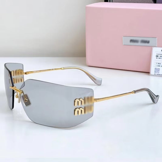 Gafas de Sol Sin Montura | Retro Elegantes | Estilo Celebridad