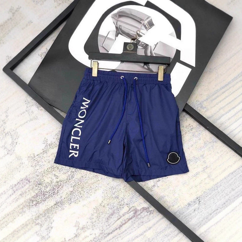 Nuevos pantalones cortos deportivos de baloncesto para verano 2025, pantalones casuales de cinco puntos para hombres, pantalones de playa fitness