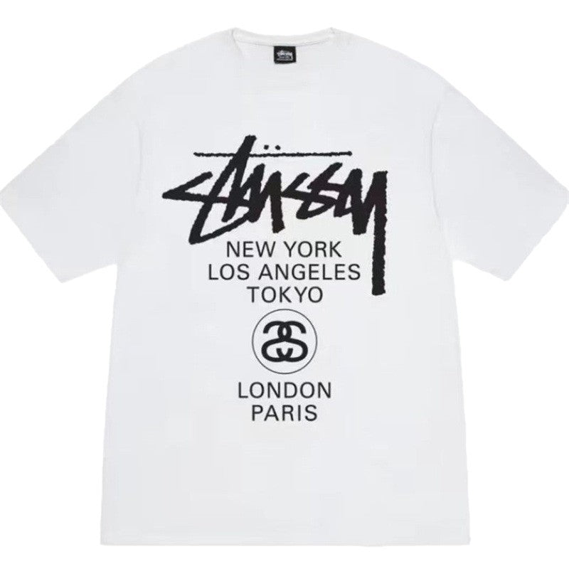 Camiseta STUSS City Edición Limitada Unisex | Algodón Puro Manga Corta