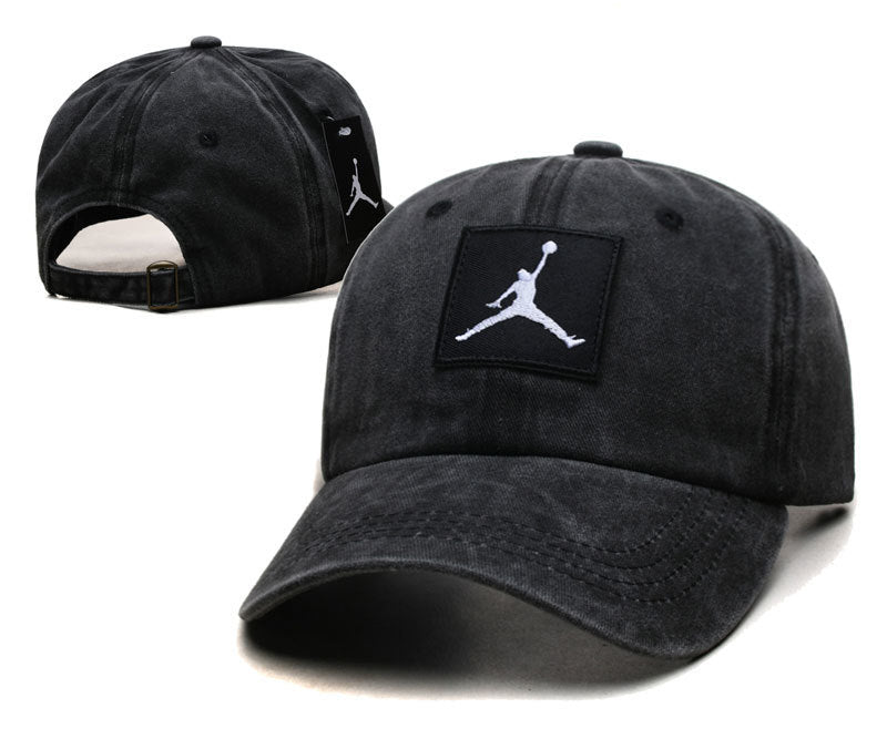 Unisex Flat Brim Leather Baseball Cap | Casual Outdoor Fashion