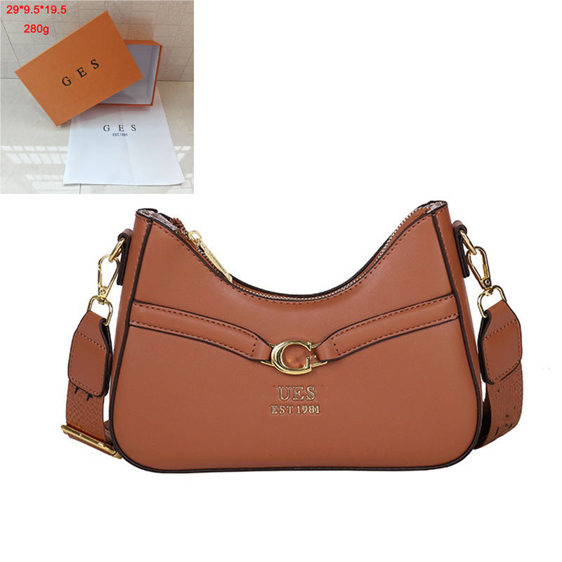 El bolso cruzado de monograma de alta gama de 2026 para mujer de un solo hombro de tendencia y muy vendido de moda para mujer