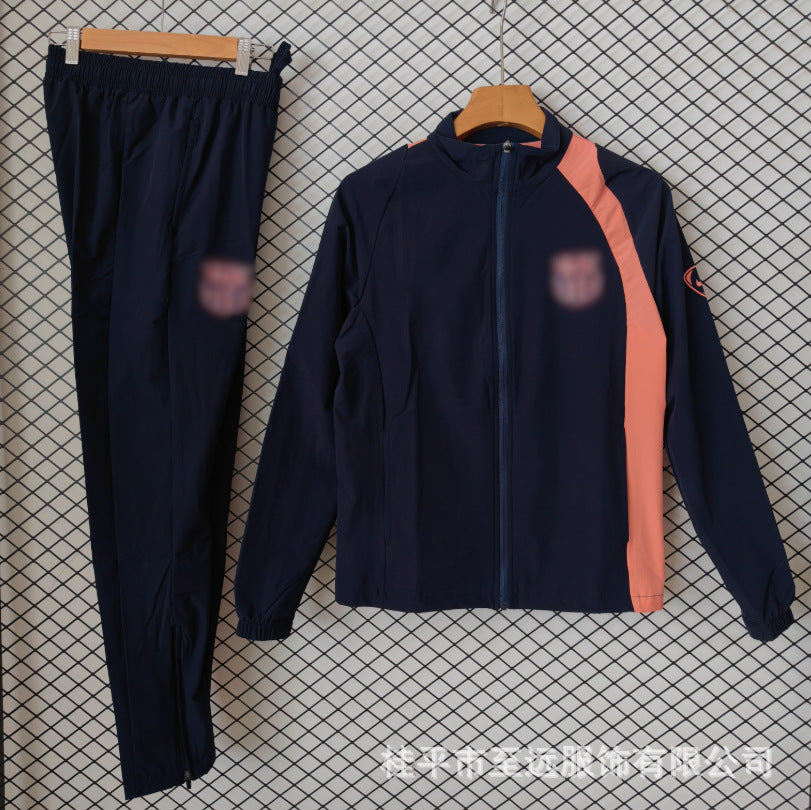 Veste brésilienne, coupe-vent à capuche, veste imperméable coupe-vent, usine d'articles de sport, vêtements d'entraînement de football en gros