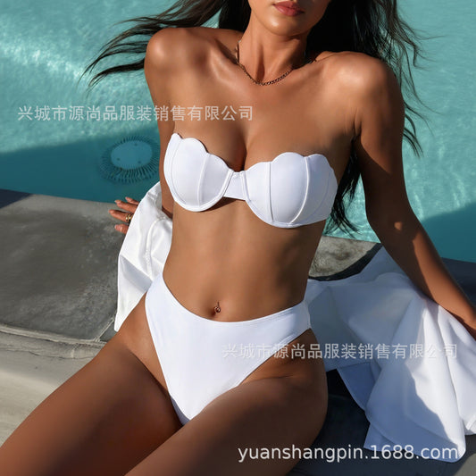 Bikini Push-Up Mujer Pétalo Aro Fijo 2026 | LuxuryMarkt