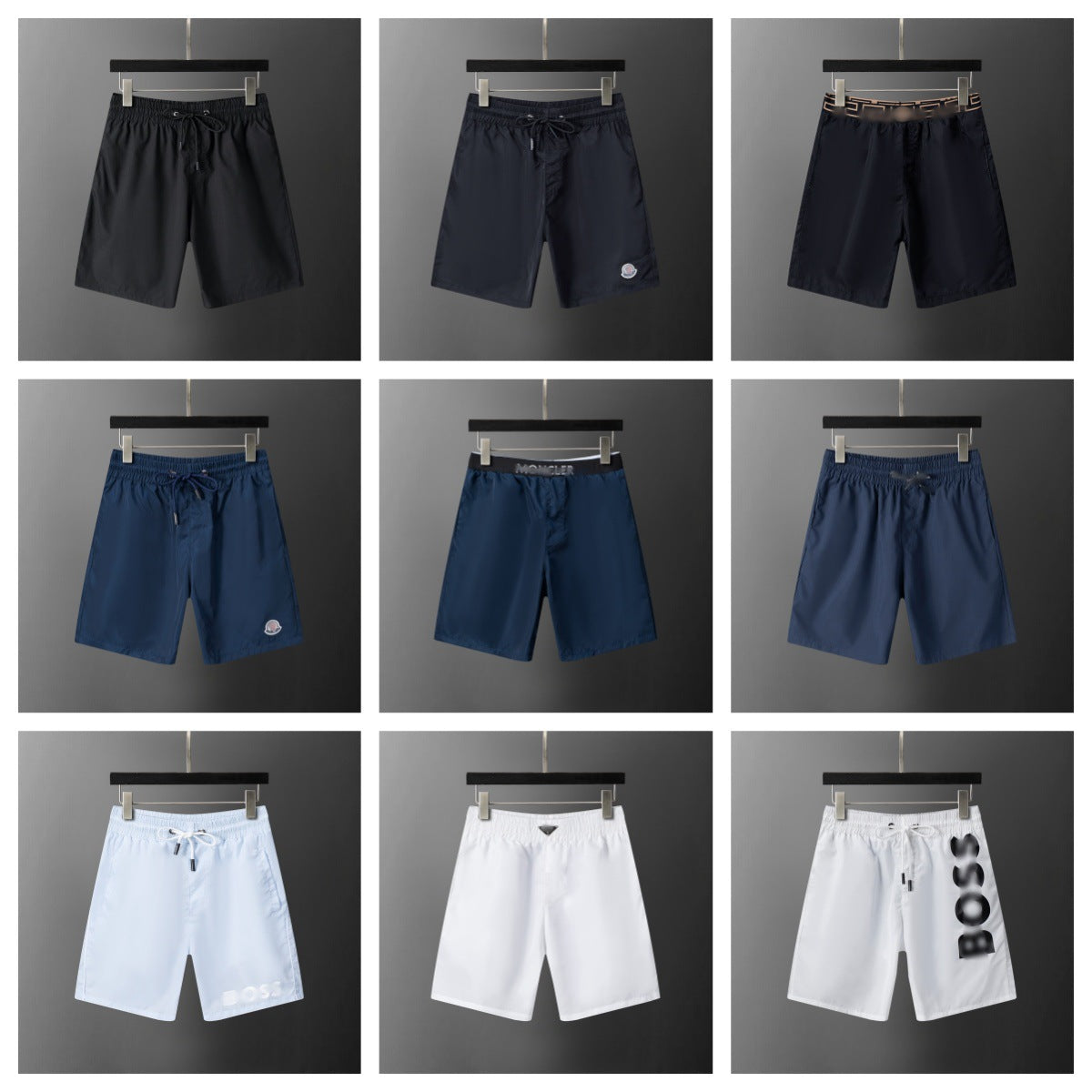 Bañadores Cortos de Playa Unisex Seda Hielo Verano