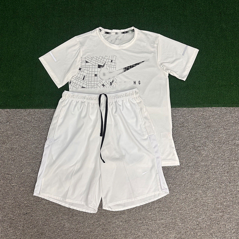 Men's Short Running & Fitness Sets | Quick-Dry Athletic Wear