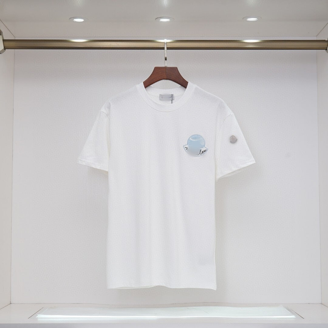 Camiseta Bordada Hombre MON | Cuello Redondo