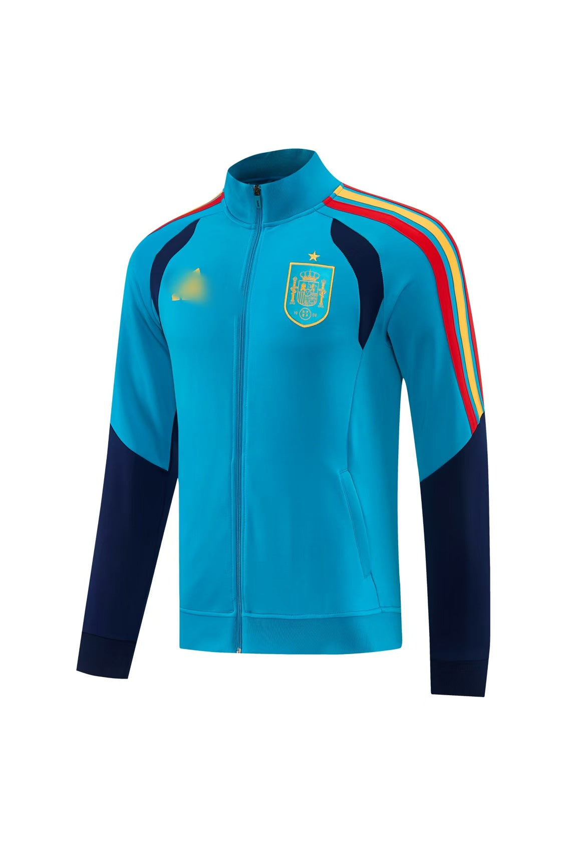 Vintage F Football Jacket | High Neck and Three Stripes