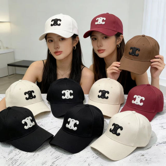 Women's Wide Brim Baseball Cap | 100% Cotton Sun Protection