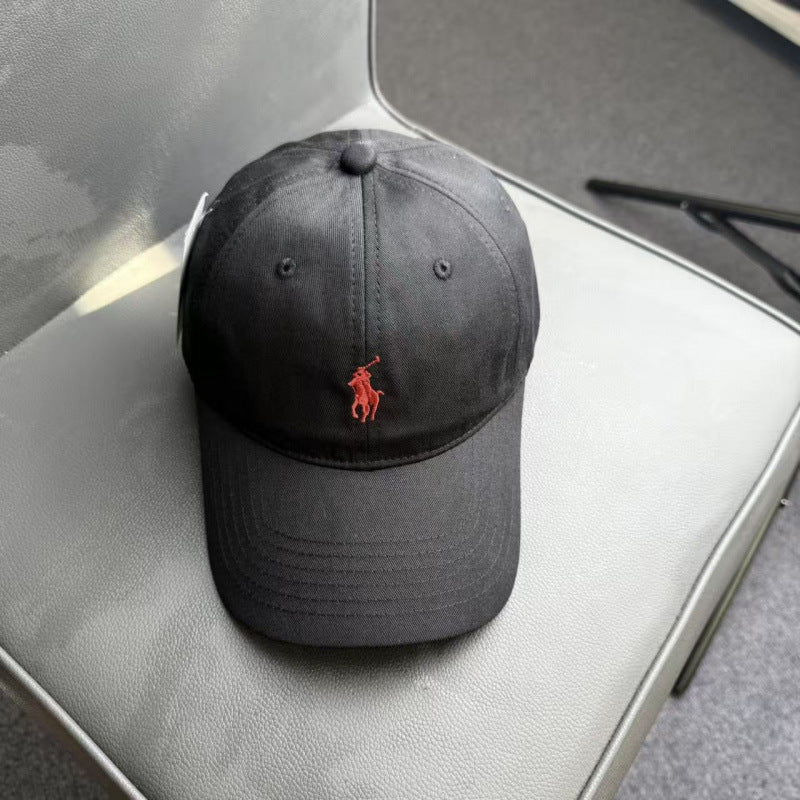 Paul polo con sombrero ruff de verano para mujer, versión coreana de capela blanda, gorra de béisbol para hombres, protector solar de moda lengua de pato cien torres
