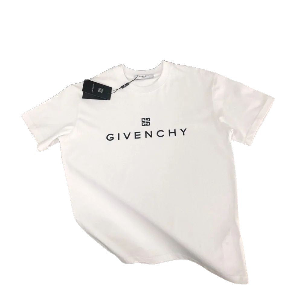 Suministro completo transfronterizo con camisetas de manga corta estampadas con letras estilo J y camisetas unisex casuales versátiles