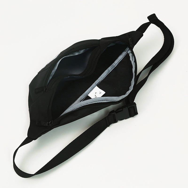 Bolsa de cintura pequeña portátil transfronteriza, bolsa para móvil deportivo para hombre y mujer, bolsa de cintura sencilla de color sólido, bolsa pequeña de pecho cruzada ajustada