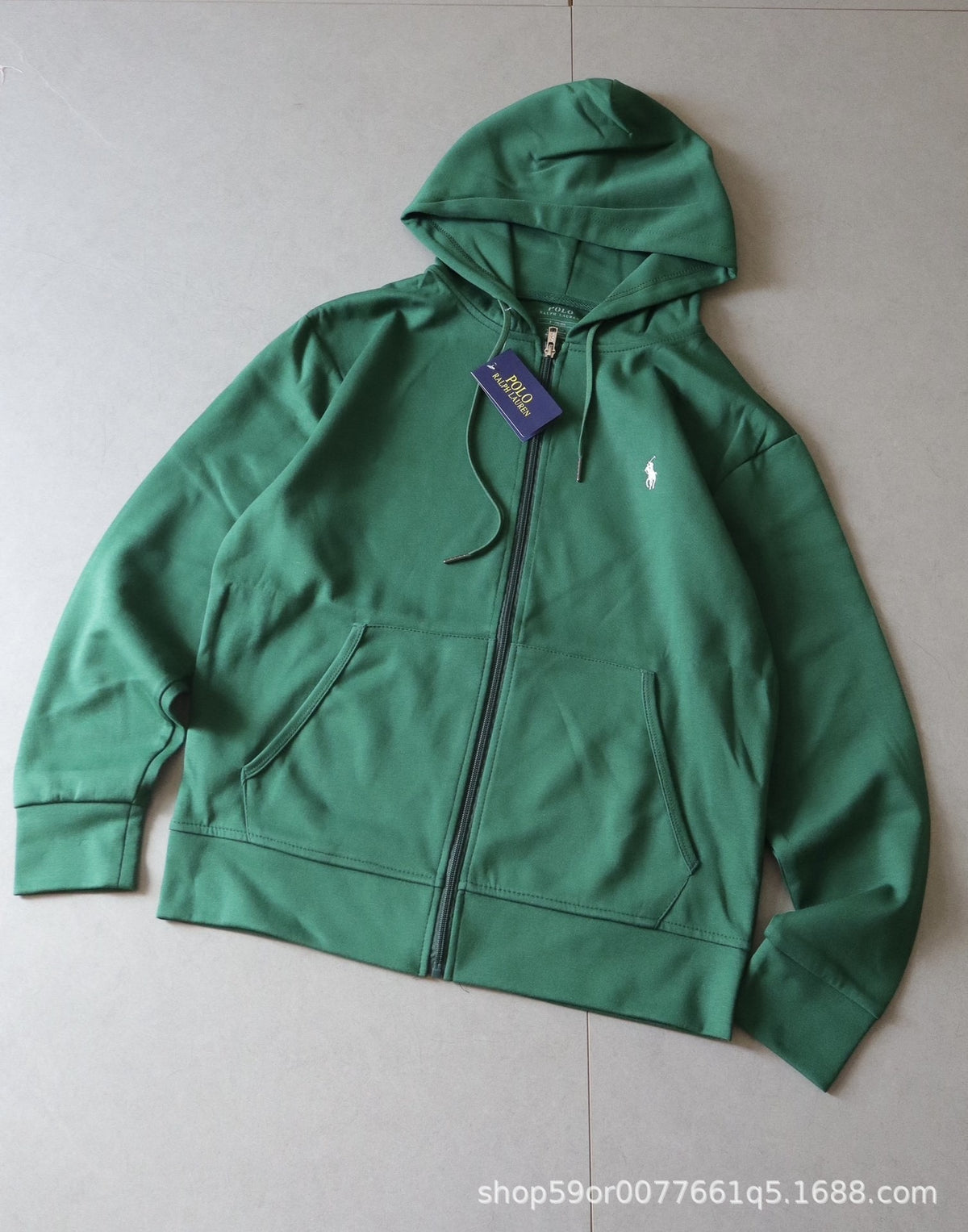 Unisex RL Zip-Up Hoodie | Embroidered RL Logo
