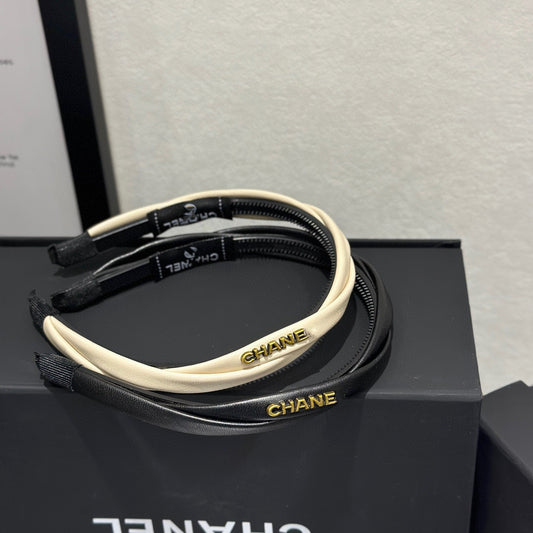 Nuevo accesorio para el pelo con diadema trenzada, diadema minimalista coreana con letras a la moda, diadema de alta gama para mujer, tendencia vintage estilo Chanel