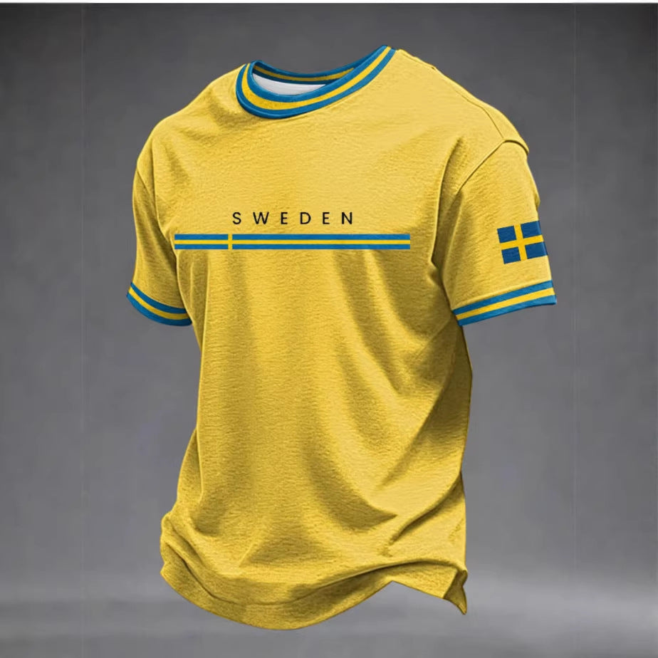 Tommy Men's Casual Short Sleeve T-Shirt | Summer Crew Neck