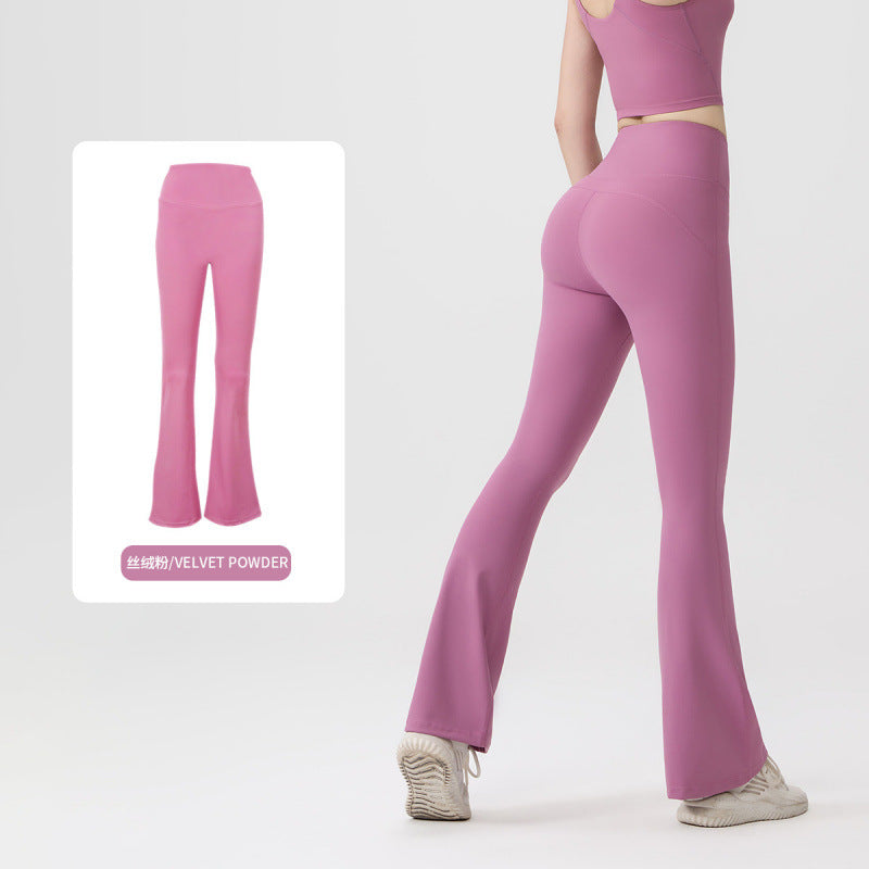 Pantalón Yoga Mujer AL | Microacampanado Y Talle Alto