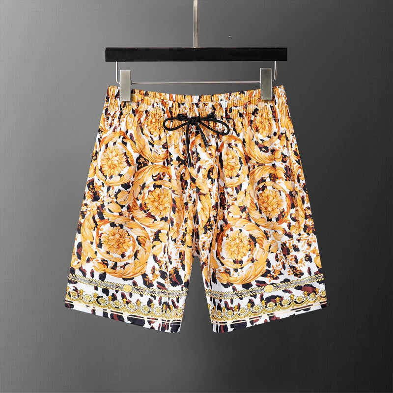 Pantalón deportivo deportivo de cinco puntos transpirable y transpirable de alta calidad y venta transfronteriza de verano de alta calidad y venta caliente