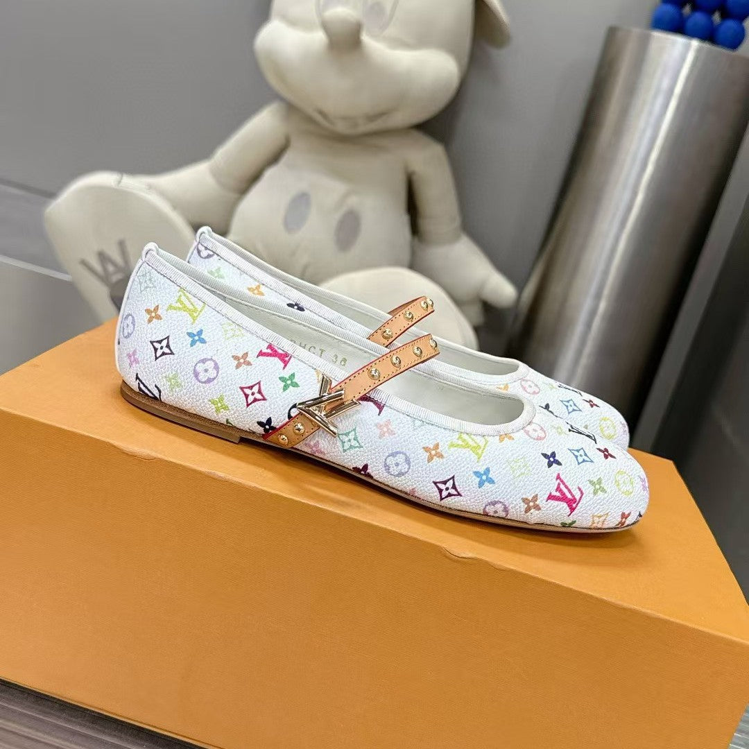 Zapatos Ballet Mary Jane Mujer | Hebilla Metálica Punta Redonda 2025