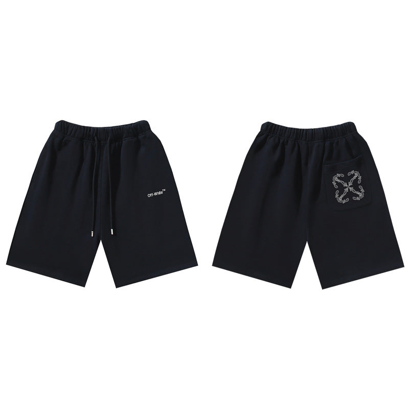 Pantalones Cortos Hombre Estampado Flecha Sueltos | LuxuryMarkt