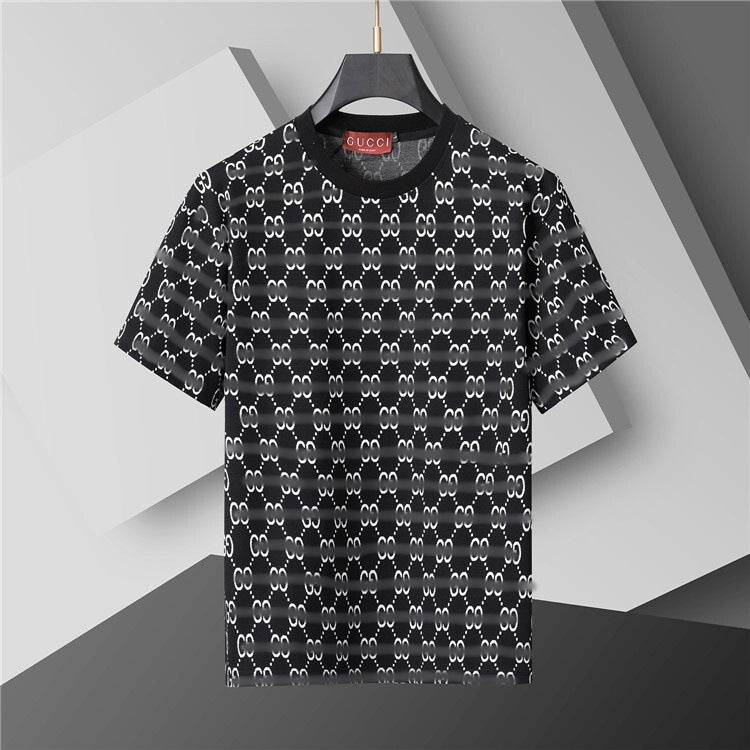 Versión correcta de 2026 de la nueva camiseta ligera de lujo de verano, camiseta de manga corta de cuello redondo y versátil para hombres y mujeres, países extranjeros de Europa y Estados Unidos