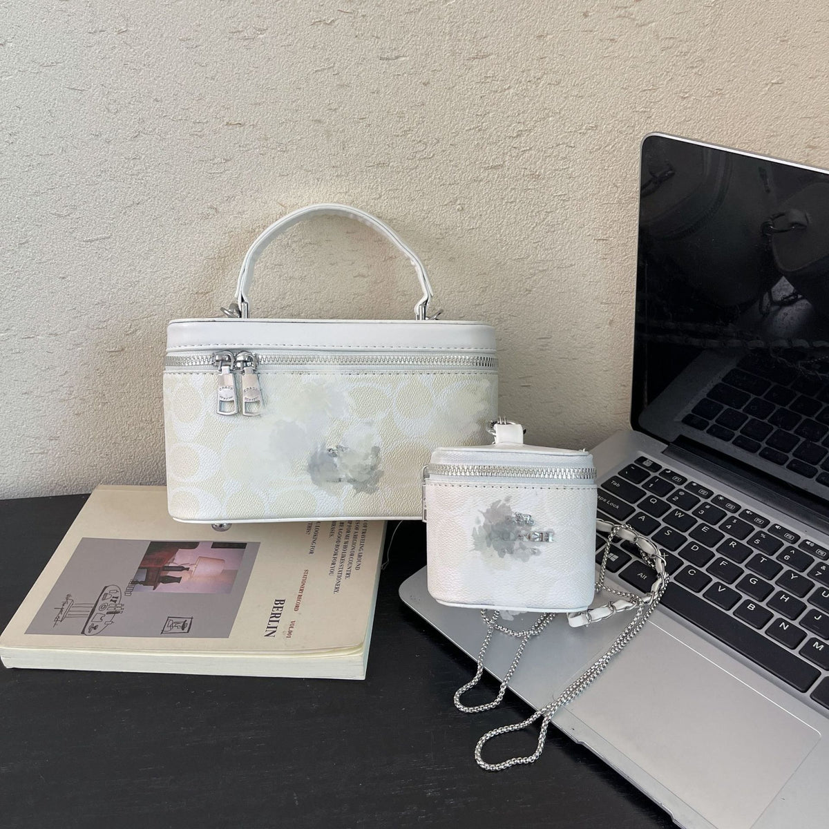 Koujia Damen-Umhängetasche Mini | Make-up-Tasche aus Leder | Ohne Karton
