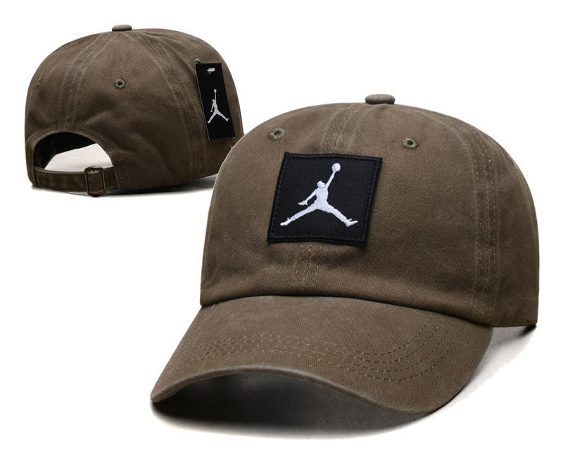 Unisex Flat Brim Leather Baseball Cap | Casual Outdoor Fashion