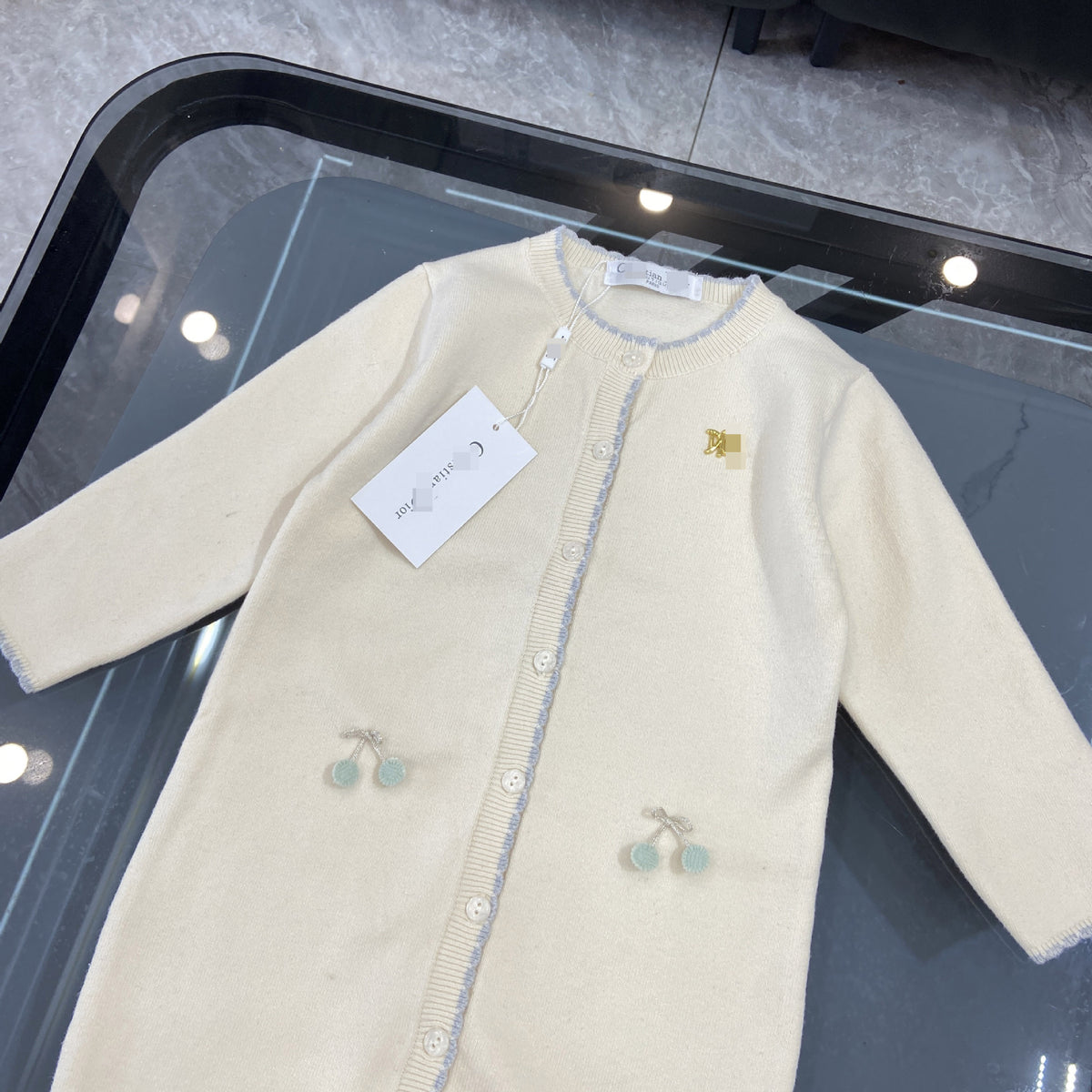 Combinaison en maille pour bébé unisexe CD | Automne et hiver