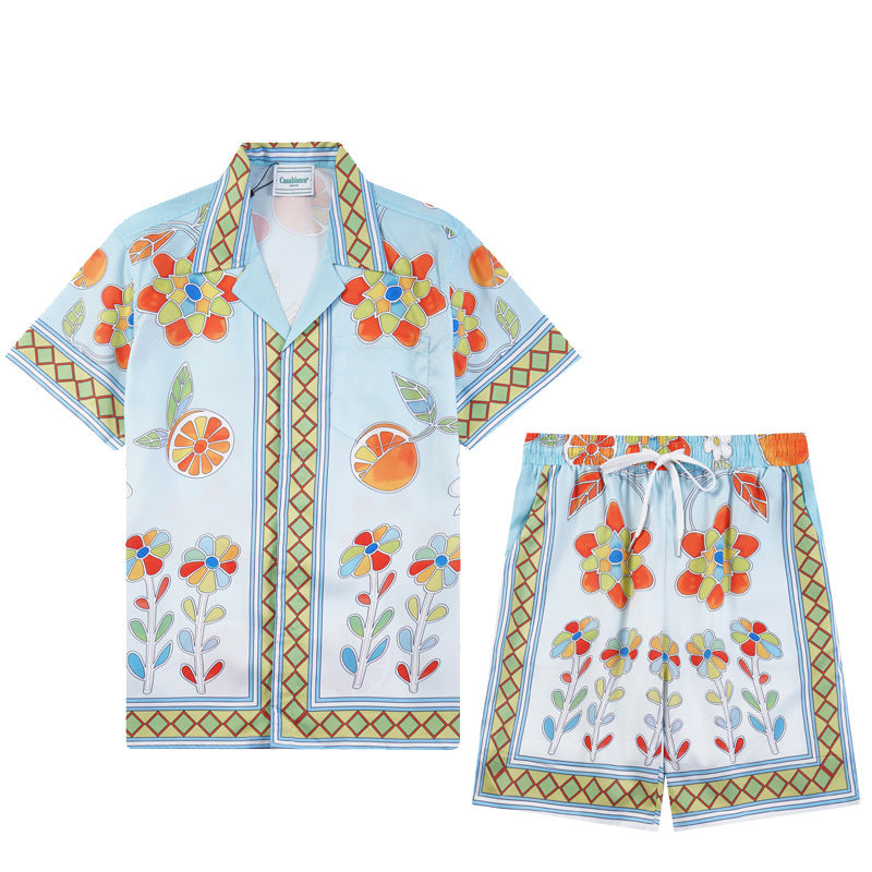 Men's MIX Set | Printed Shirt And Shorts