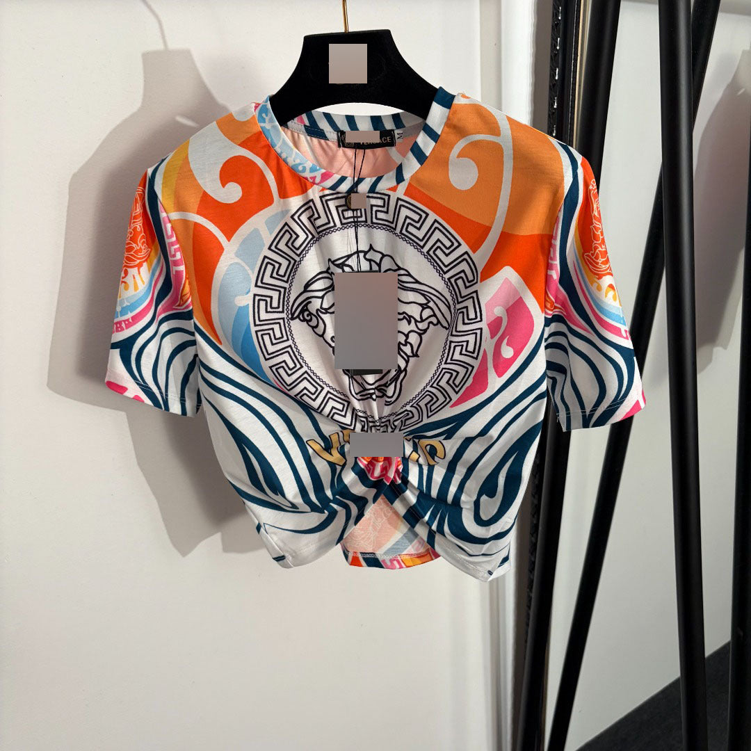 Camiseta Versa ce Corta | Estampado Medusa