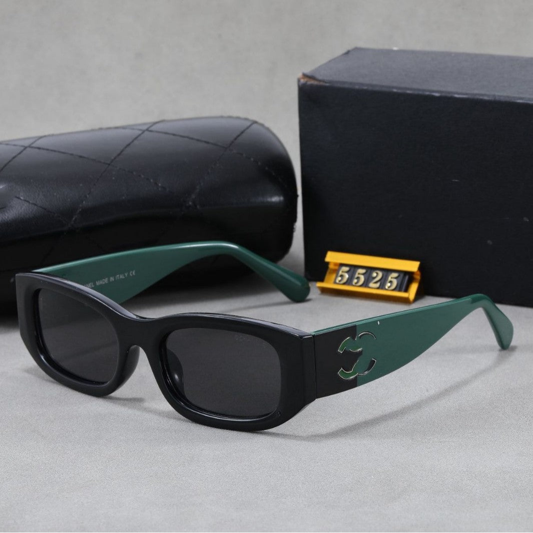 Nueva Xiaoxiang Panda Gafas de bloques de color en blanco y negro 2026 Gafas de sol para celebridades en Internet para protección UV
