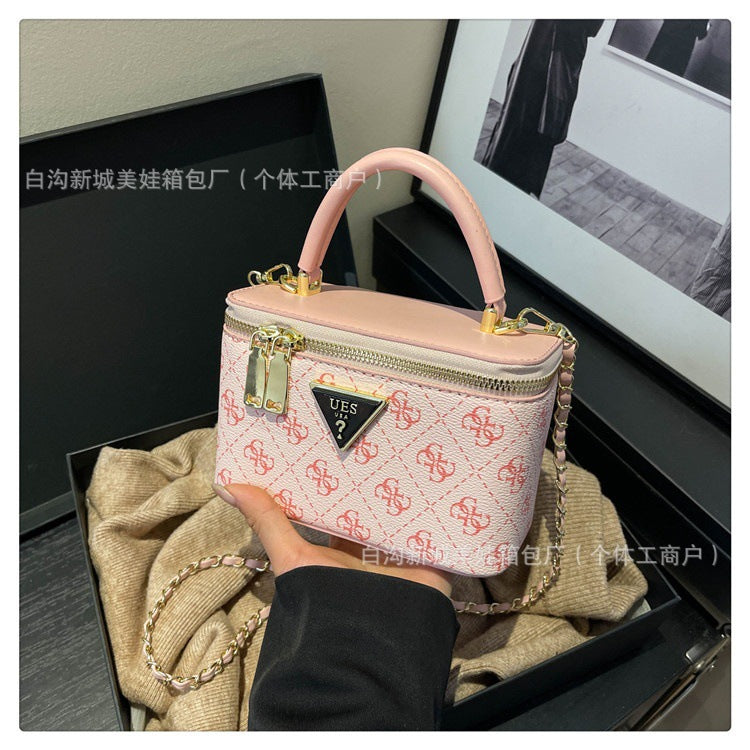 Nuevo monograma transfronterizo, bolsos de hombro sencillo de gran venta, 25 bolsos de cadena modernos y versátiles para mujer