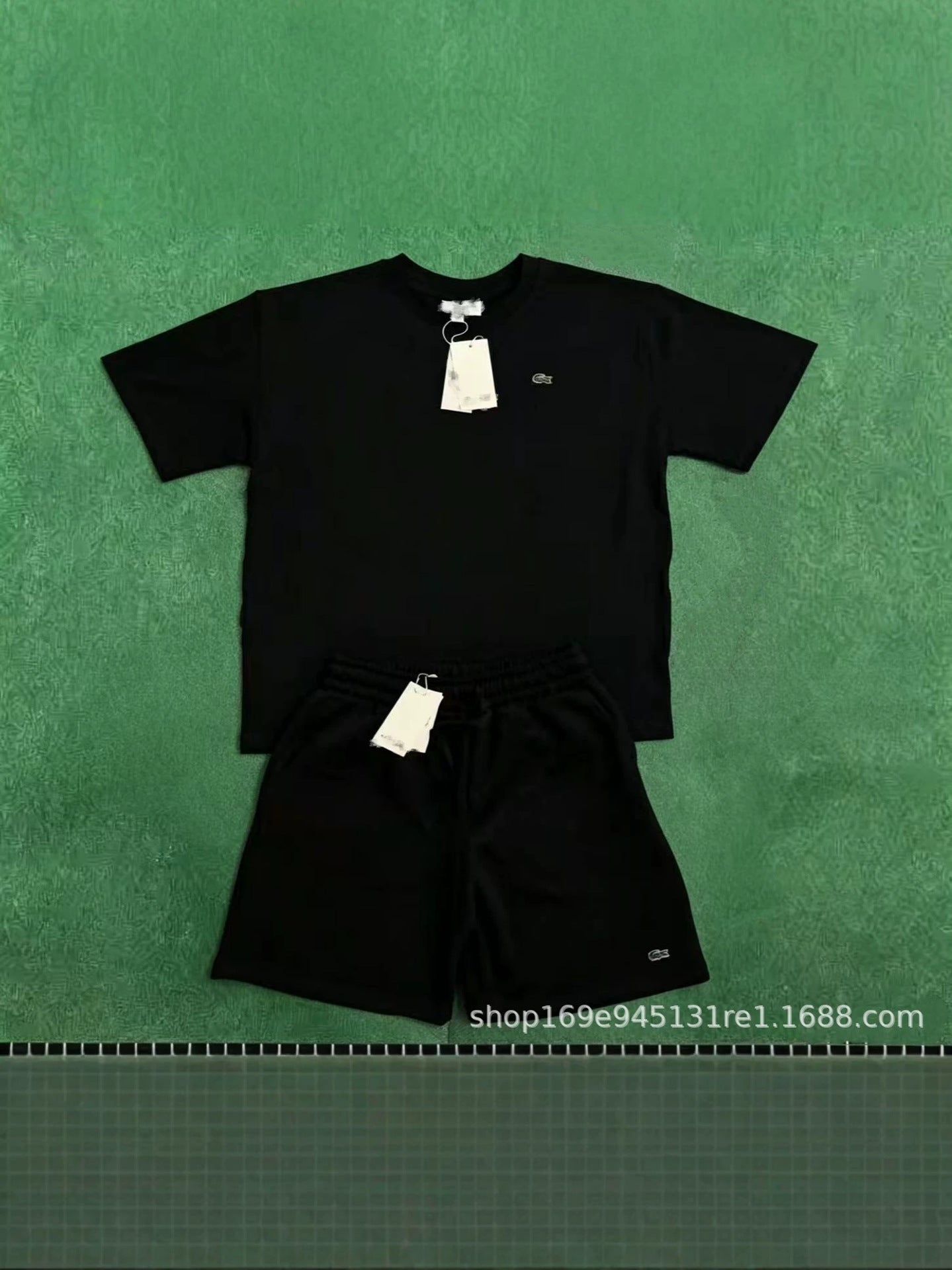 Set Shorts Algodón Crocodile Camiseta + Pantalones