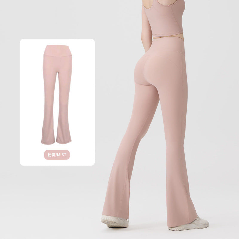 Pantalón Yoga Mujer AL | Microacampanado Y Talle Alto