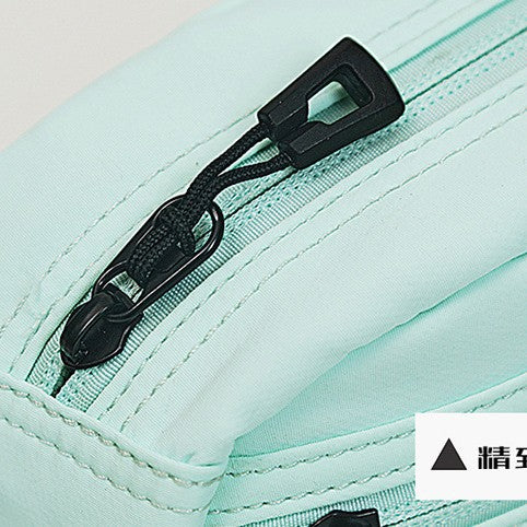 Bolso deportivo para móviles de exterior, cintura, bolso cruz ligero de marca de moda de varias capas, bolso cuadrado pequeño portátil sencillo y sencillo fabricante