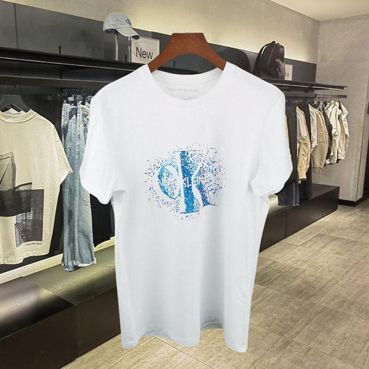 Maglietta a maniche corte da uomo | Logo stampato stile urbano