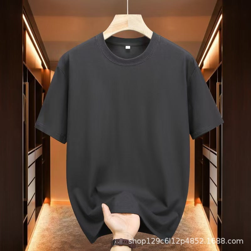 Camiseta Unisex Logo Pegatina Cuello Redondo Manga Corta