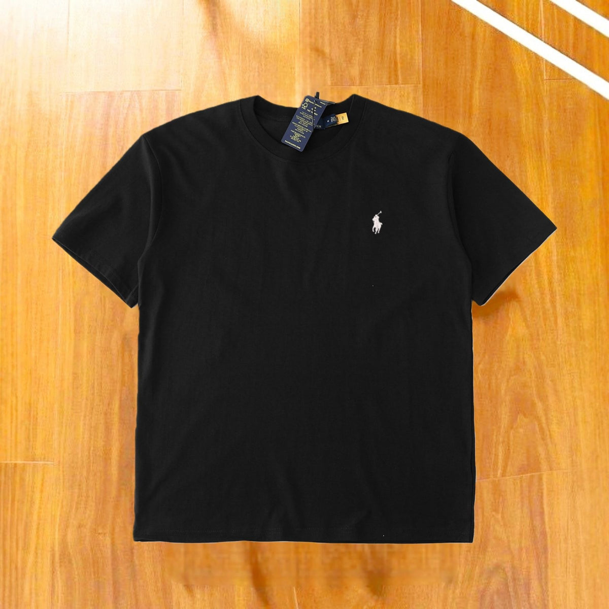 Camiseta Bordada de Algodón RL | Manga Corta