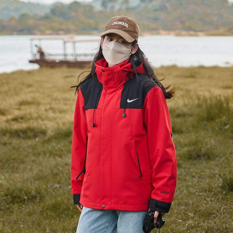 Plaid Mountaineering Windbreaker Jacket | Outdoor Premium