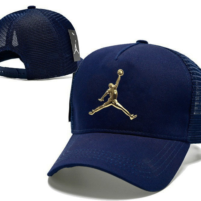 Unisex Flat Brim Leather Baseball Cap | Casual Outdoor Fashion